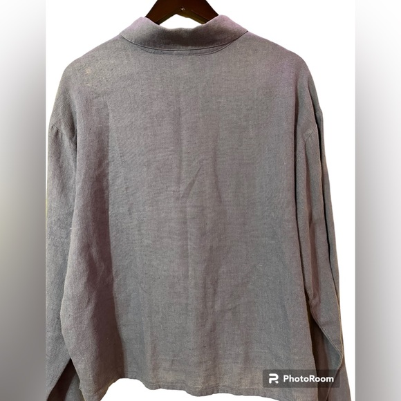 PA Company Boston - Boxy Linen Button Blouse - "One Size" - Picture 5 of 16